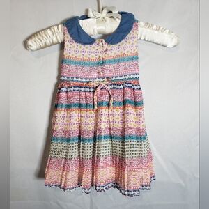 Blueberi Boulevard 18 Month Pleated Dress